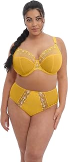 Elomi Women's Plus Size Matilda Underwire Embroidered Plunge Bra, Daisy, 40FF