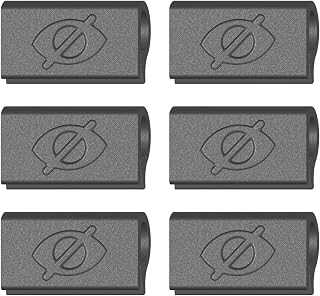 Gadget Ray Webcam Cover Slide for Laptop, Clip-On, Thin, Flexible, Push-On Camera Cover for MacBook, PC & Chromebook, No Adhesive, No Residue, Made in the USA, 6 Pack