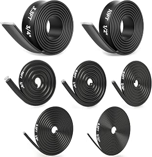7-Size Heat Shrink Tubing Roll Kit: 4:1 Adhesive Lined, 54 Ft Marine Grade Waterproof, Insulated Sealed, Oil-Proof & Wear-Resistant, for Home Use & Industrial Applications (Black)