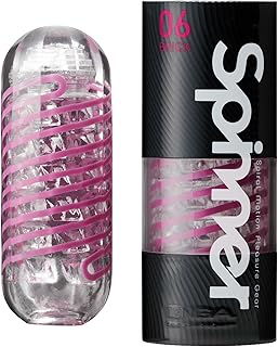 TENGA | Adult Toys | Spinner-06 | Premium TPE Male Masturbator Sex Toys for Men | Spiral Motion Reusable Sleeve Stroker Device, Made in Japan
