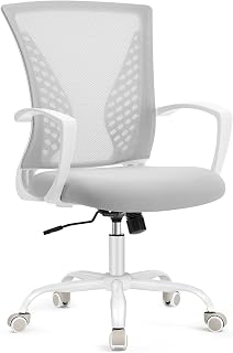 SONGMICS Office Chair, Swivel Chair, Height Adjustable