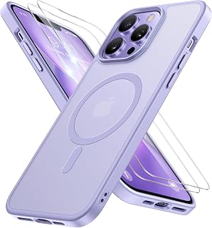 Miracase iPhone 12/12 pr Crossbody Case with MagSafe Purple