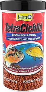 Tetra Cichlid Floating Pellets 6oz, 170g (Bilingual)