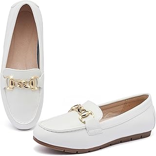 ABEJOJO Women Loafers Comfortable Casual Flat Shoes Walking Driving Elegant