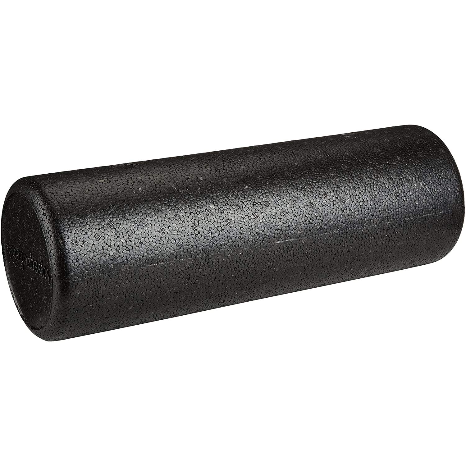 Amazon Basics High-Density Foam Roller for Exercise and Recovery, 18 Inches, Bla