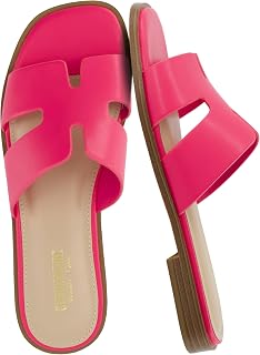 CUSHIONAIRE Women's Voyage slide sandal +Memory Foam, Wide Widths Available