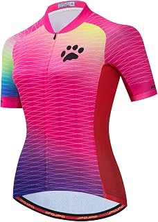 Women's Cycling Jersey Short Sleeve Bike Shirt Top Lady Biking Clothing