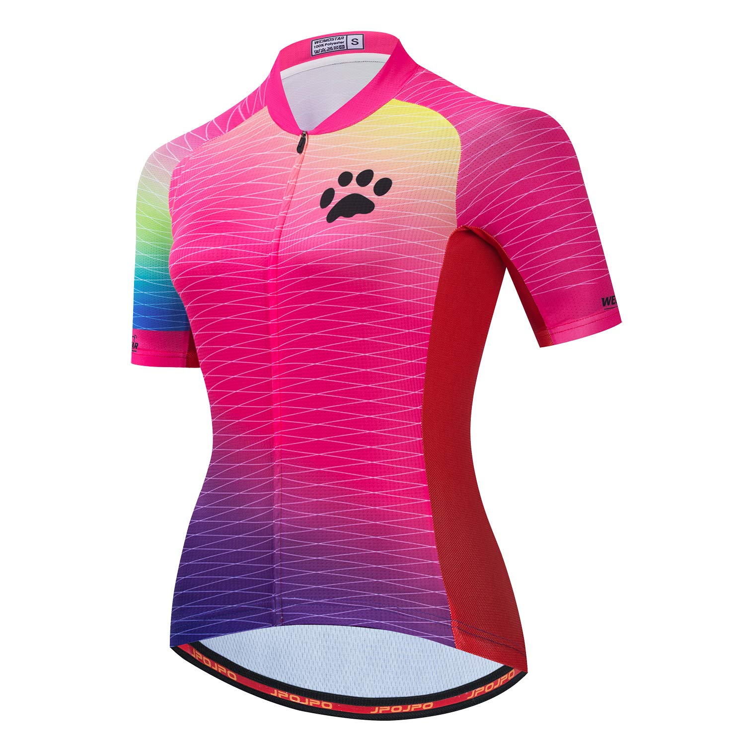Women's Cycling Jersey Short Sleeve Bike Shirt Top Lady Biking Clothing