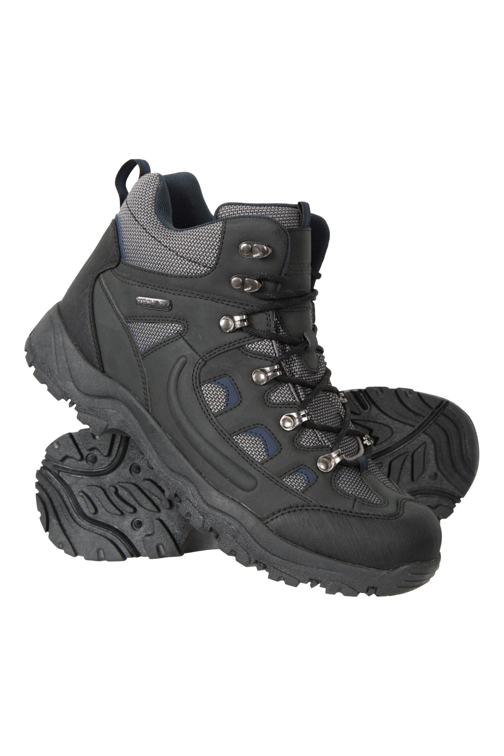 Mountain Warehouse Adventurer Mens Waterproof Boots | Lightweight & Durable Cons