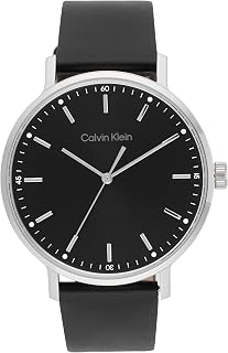Calvin Klein Analogue Quartz Watch for Men Modern Mesh Collection with Leather or Stainless Steel bracelet in Link or Mesh
