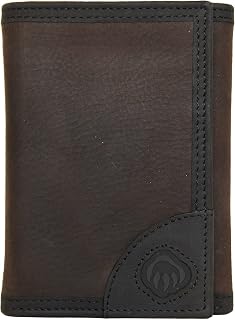 Wolverine Mens Bifold Wallet | RFID Protection | ID Window | Card Slots | Bill Pocket | Durable | Leather | Canvas