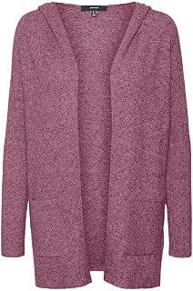 VERO MODA Vmdoffy LS Open Hood Cardigan Ga Noos Sweater Women