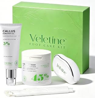 Coffret De Soins Pour Les Pieds à L'arbre à Thé Et à L'Aloès - Crème à L'uréE, Gel Anti-Callosités Et Râpe Pour Les Pieds, 10 Paires De Manchons De Masque Pour Pieds Secs Et GercéS