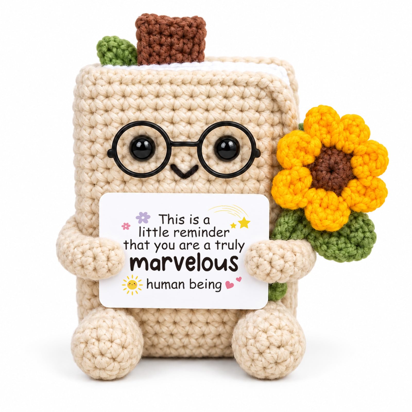 WenmthG Birthday Gifts for Women Men, Inspirational Gifts for Women, Cute Croche