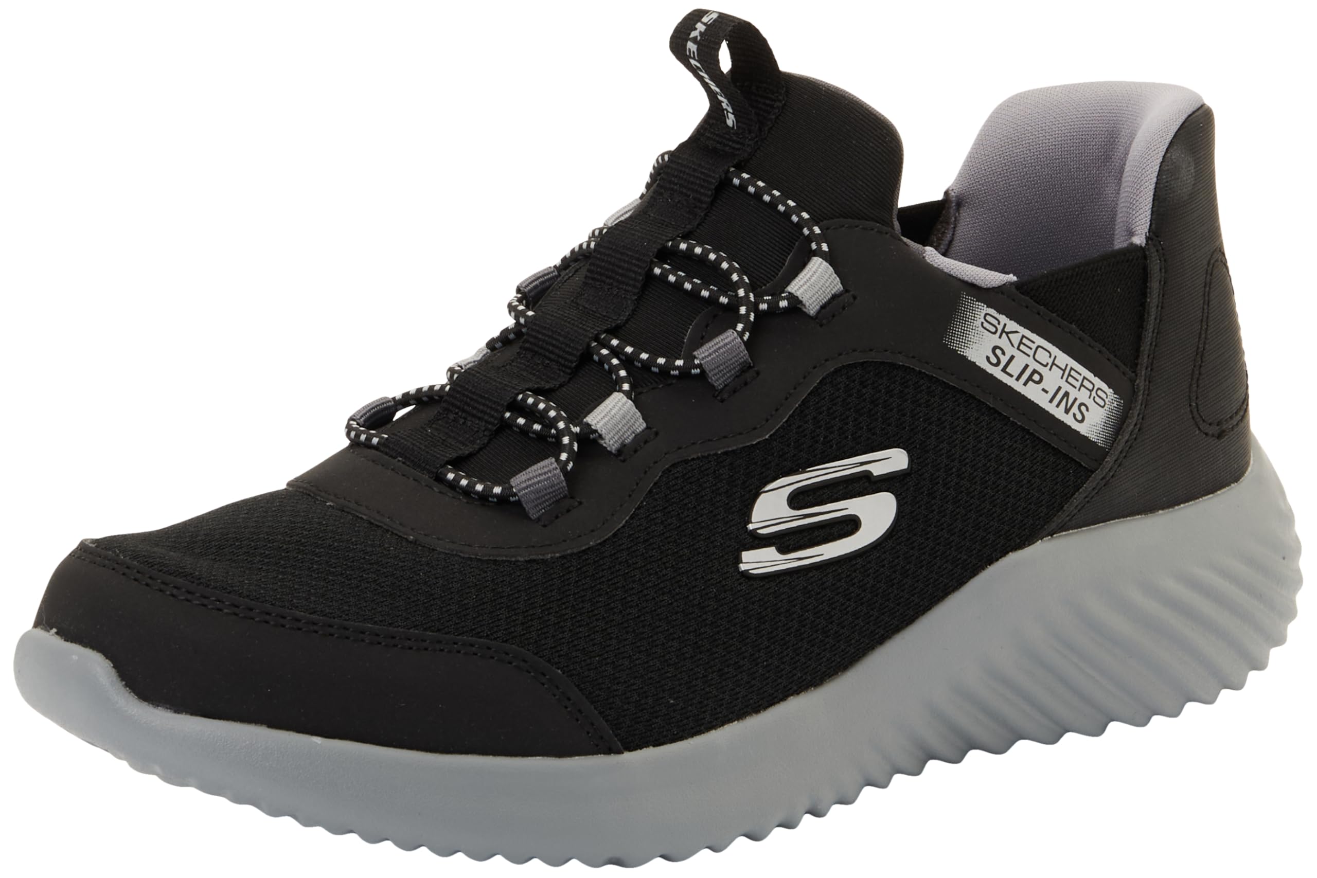 Skechers Children and Boys Bounder Brisk-Burst Slip-in Trainer
