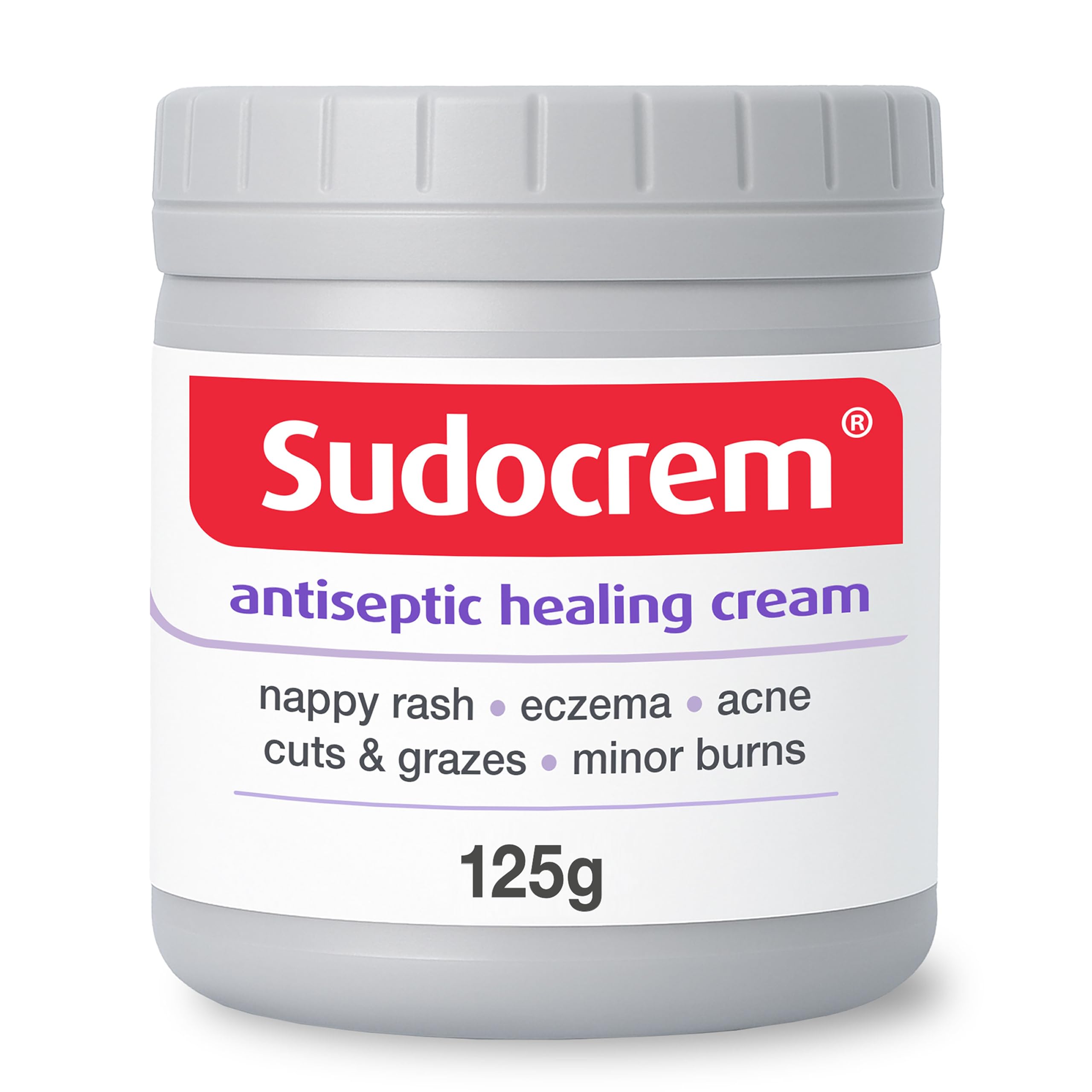 Sudocrem® Antiseptic Healing Cream, Zinc Oxide Cream, 125g | For Nappy Rash, For