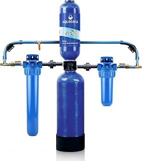 Aquasana Whole House Water Filter System | 1M Gal | Carbon & KDF | EQ-1000