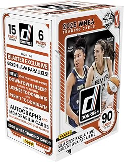 2026 Panini Donruss WNBA Basketball Blaster Box – 6 Packs, 15 Cards Per Pack, 90 Trading Cards