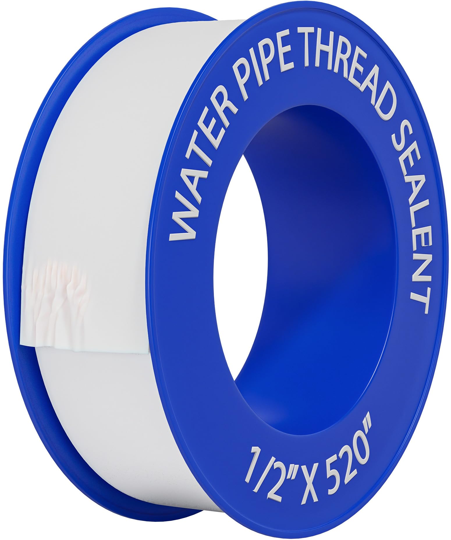 D-NYX Plumbers PTFE Pipe Sealant Tape 1, 4 or 5 Rolls 1/2 Inch(W) X 520 Inches(L
