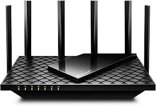 TP-Link AXE5400 Tri-Band WiFi 6E Router, 2025 PCMag Editors' Choice | 2.5Gbps WAN Port for Gaming & Streaming, 6GHz Band, 160MHz, OneMesh, Dual-Core CPU, VPN & WPA3 (Archer AXE75)