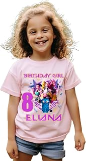 Custom Name k-pop Birthday T-Shirt for Kids Toddler | Family Matching Tees, Handmade Decorated