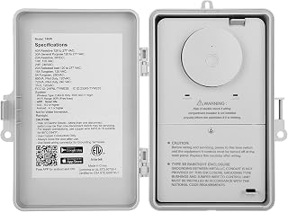 SURAIELEC WiFi Pool Timer, 40 AMP, 1HP 120V, 2HP 240V, ETL Listed | Work with Smart Life/Alexa/Google Home, Heavy Duty Smart Switch for Pool Pump, Water Heater, Spa, Outdoor Use