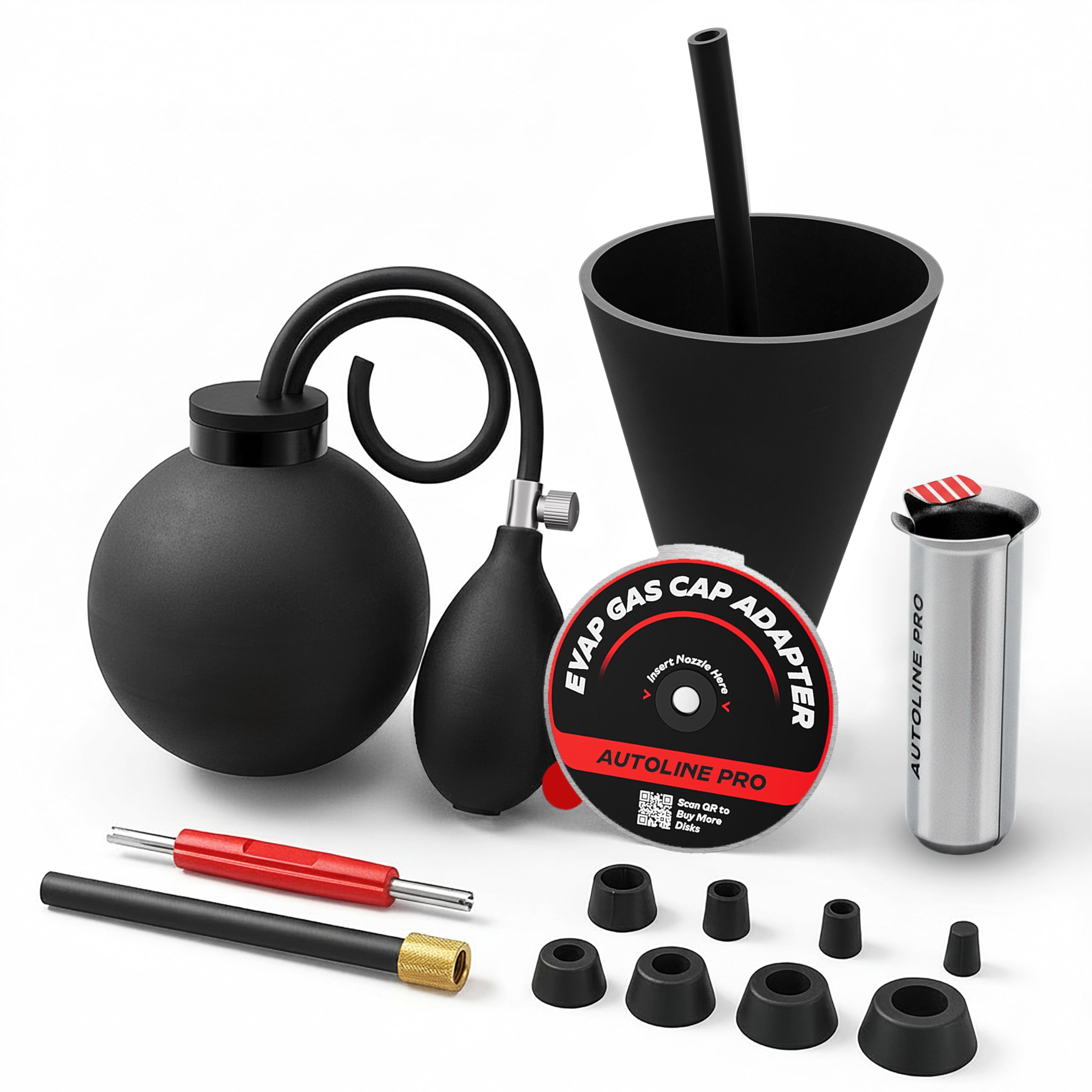 AutoLine Pro Automotive EVAP Smoke Machine Premium Accessories(5) - Universal Ga