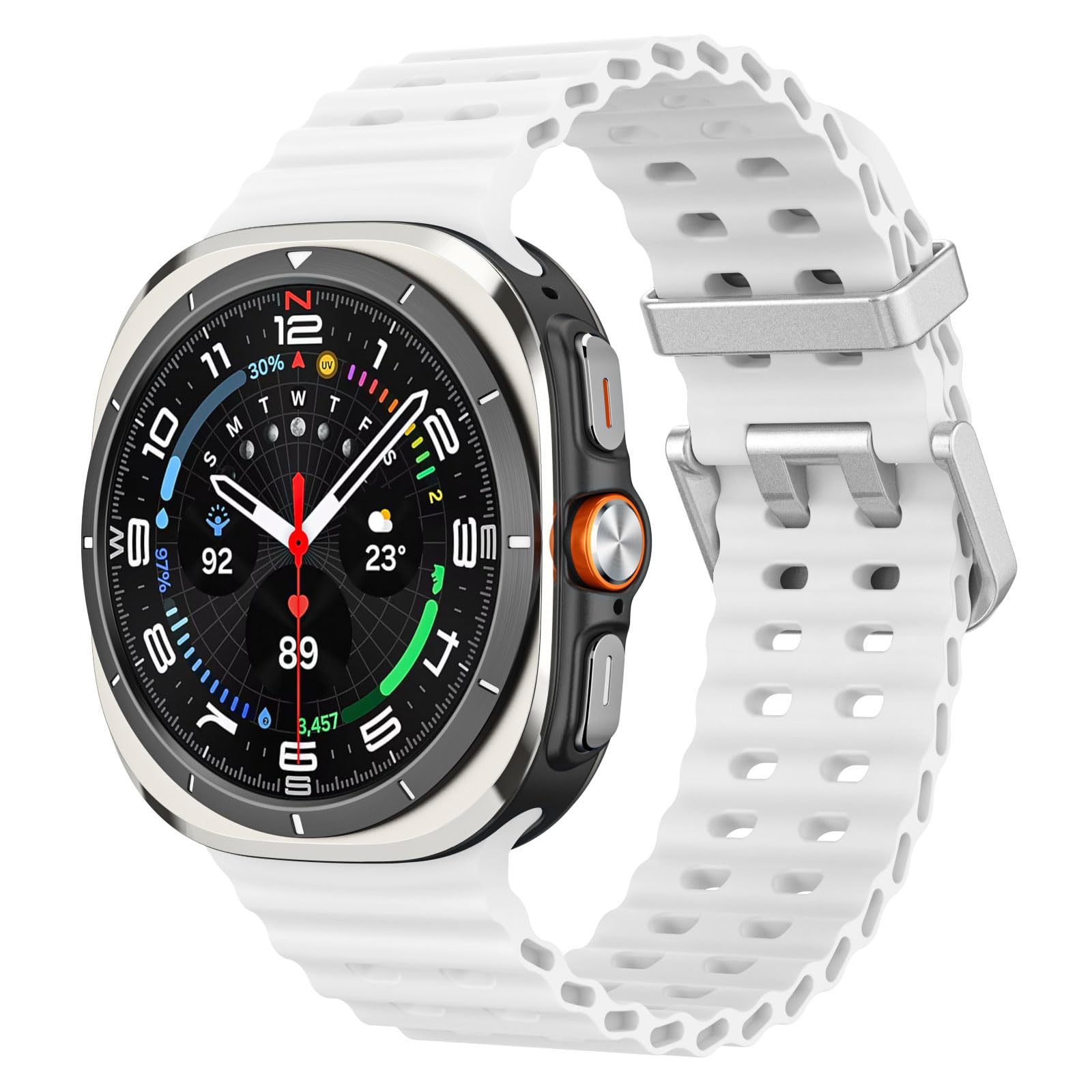 MoKo Bracelet Sport Compatible avec Samsung Galaxy Watch Ultra 2/1 47mm