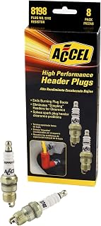 ACCEL 8198 Performance U-Groove Header Spark Plug - Pack of 8