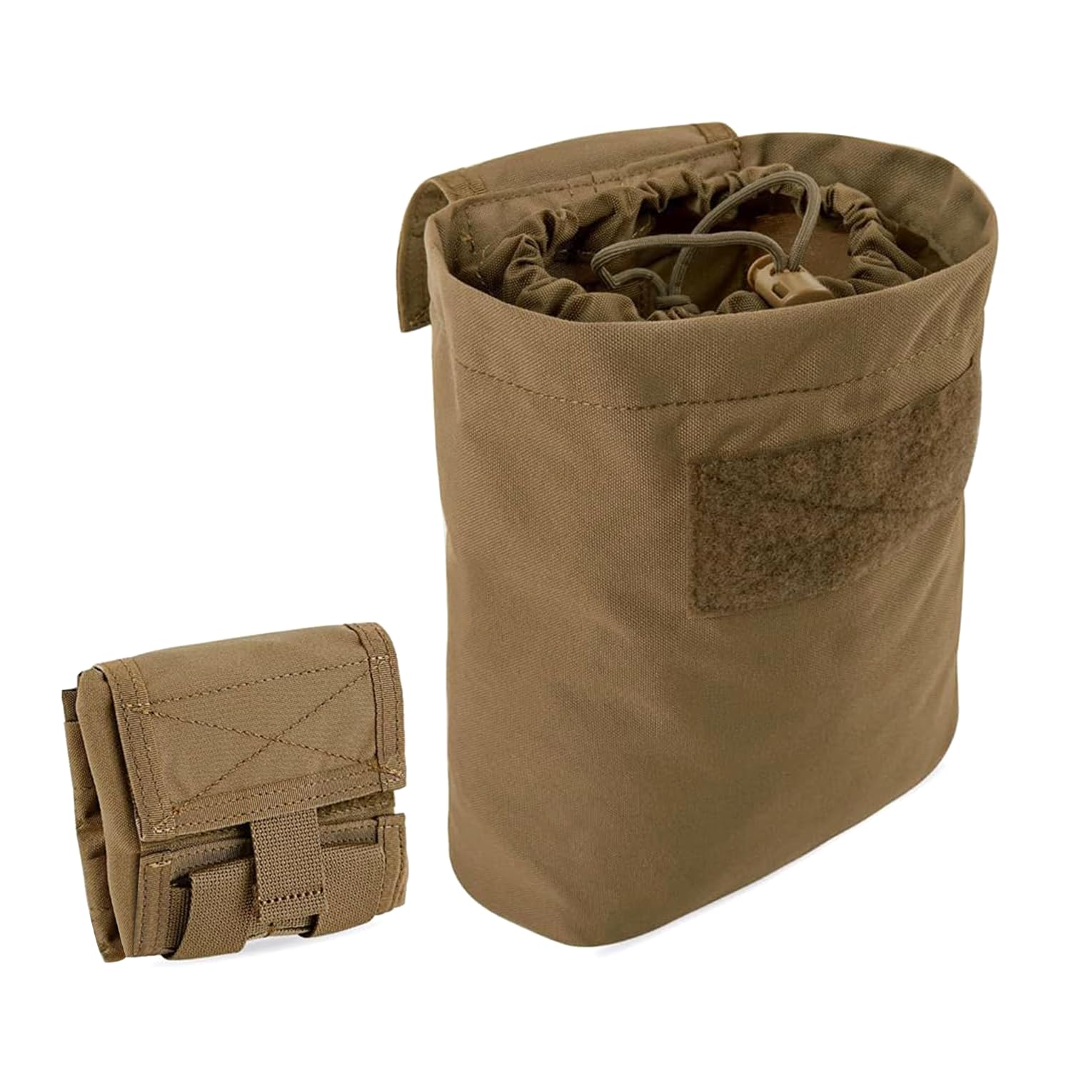 Molle Dump Pouch Drawstring Utility Pouch Folding Waist Bag