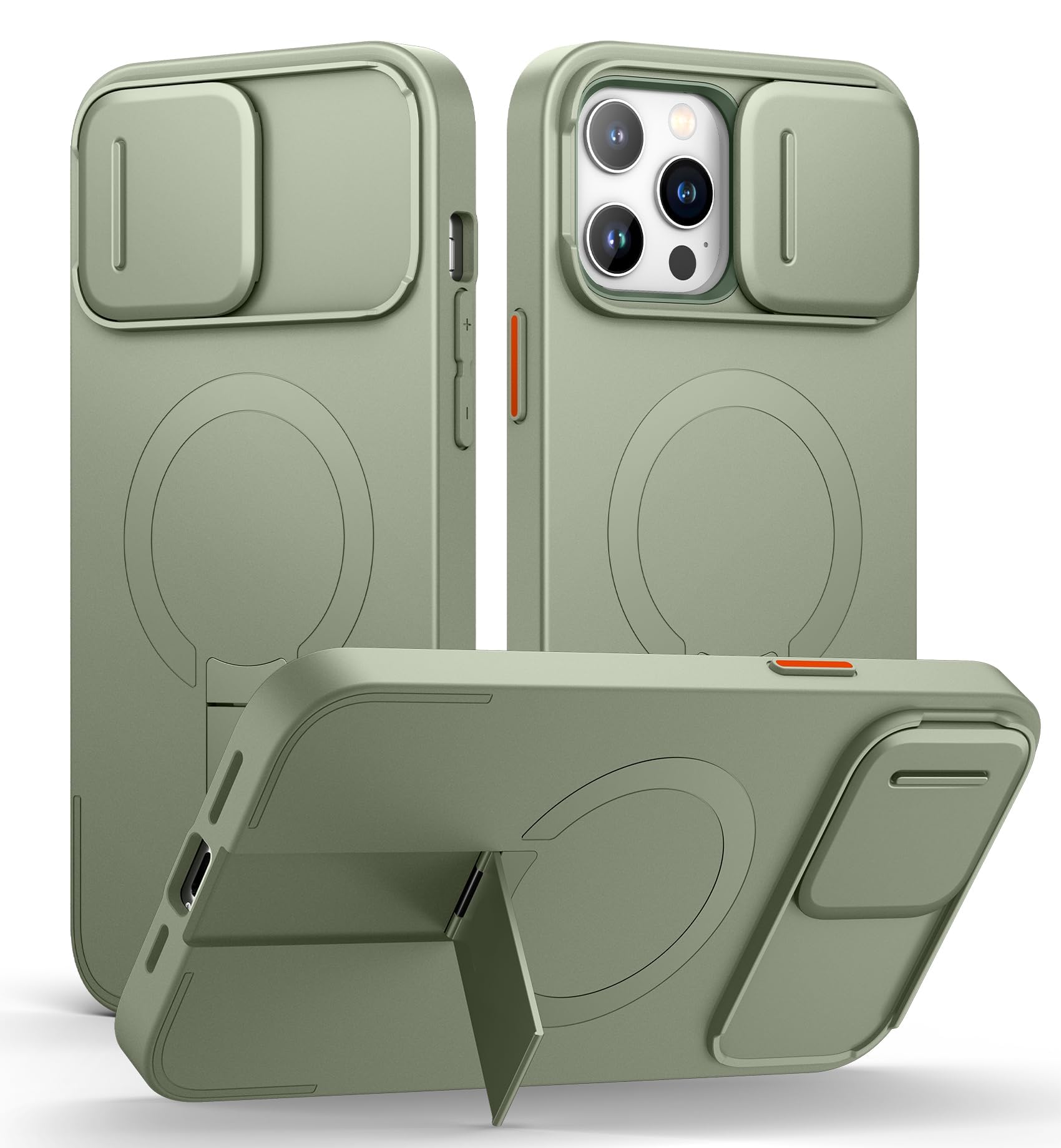 SURITCH Magnetic Case Compatible with iPhone 12 Pro Max/13 Pro MAX, Protective S