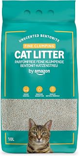 by Amazon Fine Unscented Clumping Cat Litter, 10L (Pack of 1)