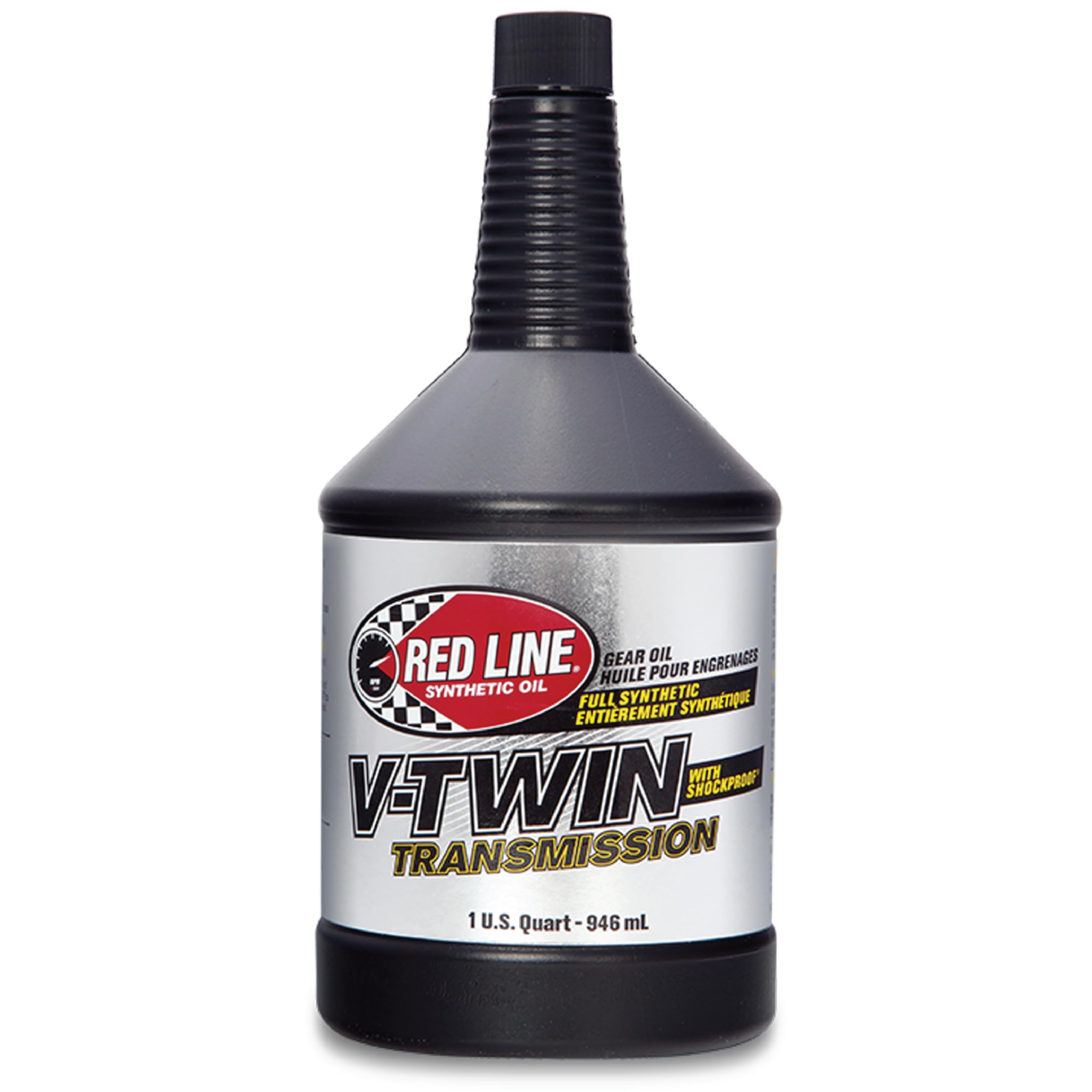 Red Line 42804 Full Synthetic Gear Oil, V-Twin Transmission Oil with Shockproof 