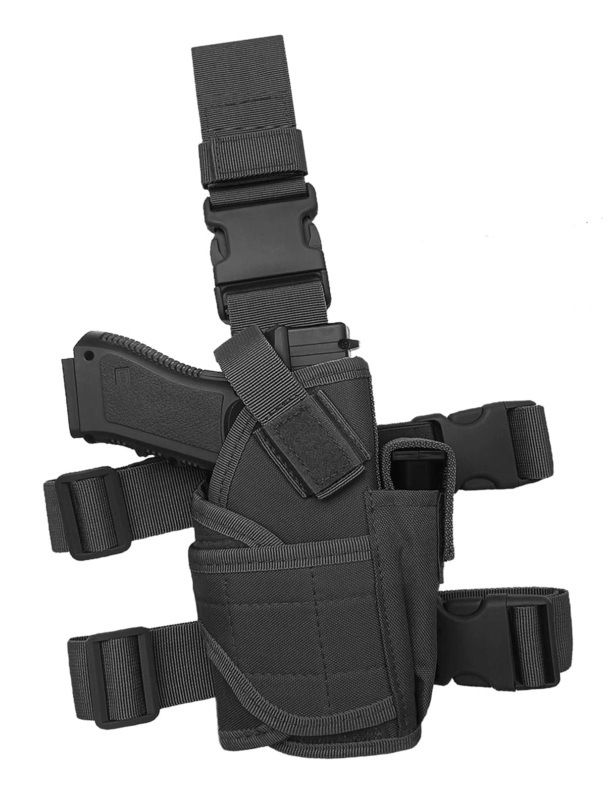 Drop Leg Holster Tactical Thigh Gun Holster Right Hand Adjustable | Tactical Uni
