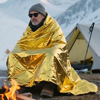 Emergency Thermal Blanket 150x200cm Portable Mylar Survival Camping Hiking Marathon First Aid Kit Rescue Equipment Lightweight Pack