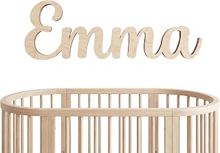 Custom Pastel Wooden Name Sign for Nursery – Personalized Wall Letters for Baby Girl or Boy Room, Door Plaque – Painted Wood Name Decor Gift