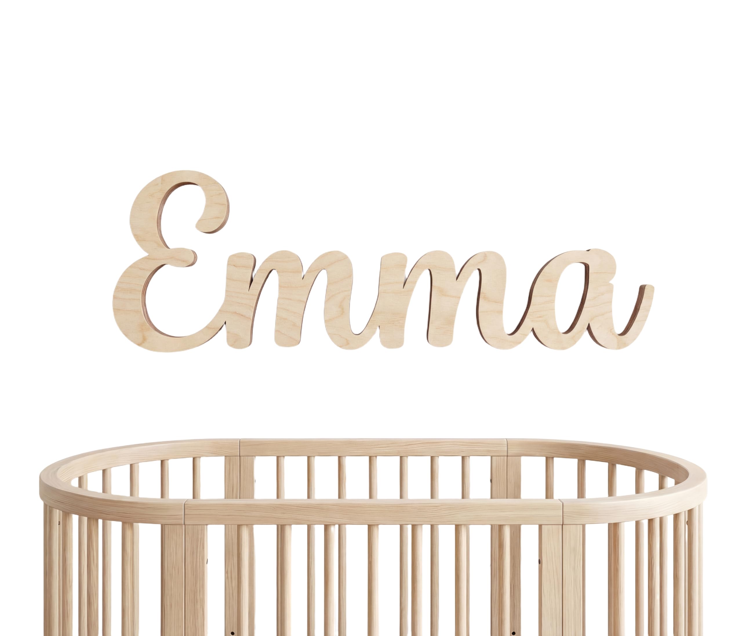 Custom Pastel Wooden Name Sign for Nursery – Personalized Wall Letters for Baby 
