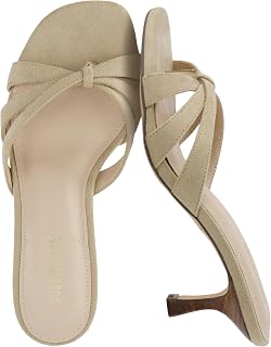 CUSHIONAIRE Malta Women's Strappy Sandals Elegant Open Toe Low Heel Memory Foam Comfort Sandals