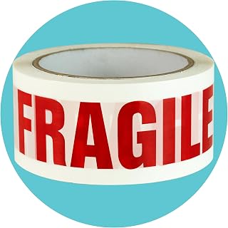 Triplast 48 mm x 66 m Fragile Printed Low Noise Parcel Packing Tape