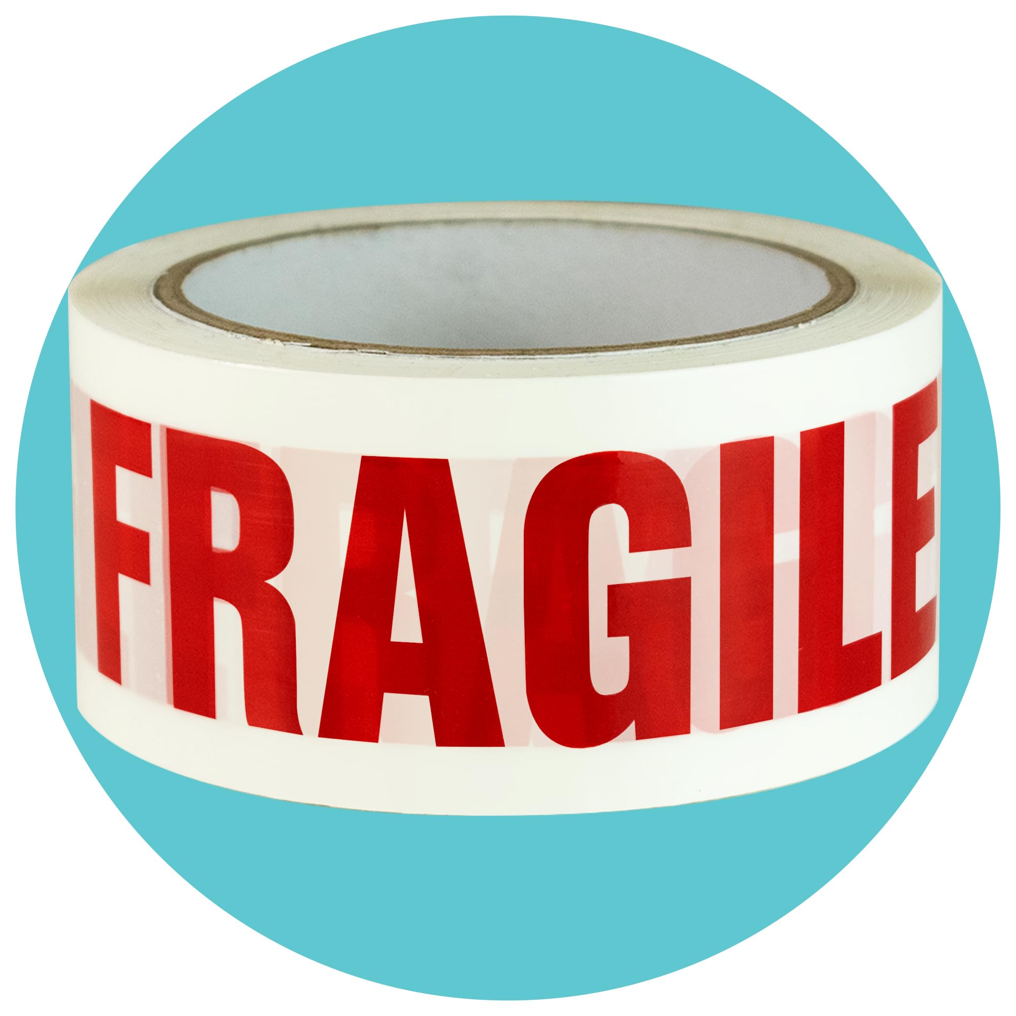 Triplast 48 mm x 66 m Fragile Printed Low Noise Parcel Packing Tape