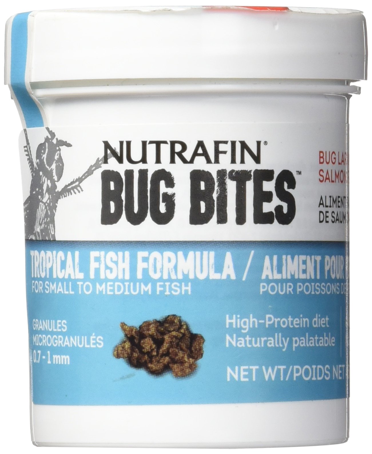Nutrafin Bug Bites Tropical Formula – 0.25-1.0 mm granules