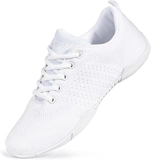 CADIDL Cheer Shoes Women White Cheerleading Dance Shoes