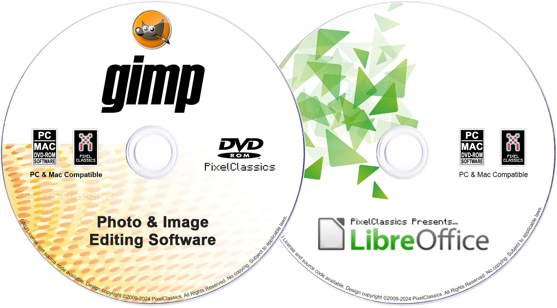 Office Suite LibreOffice 2026 + GIMP Photo Editor 2026 on CD DVD Disc | Compatib