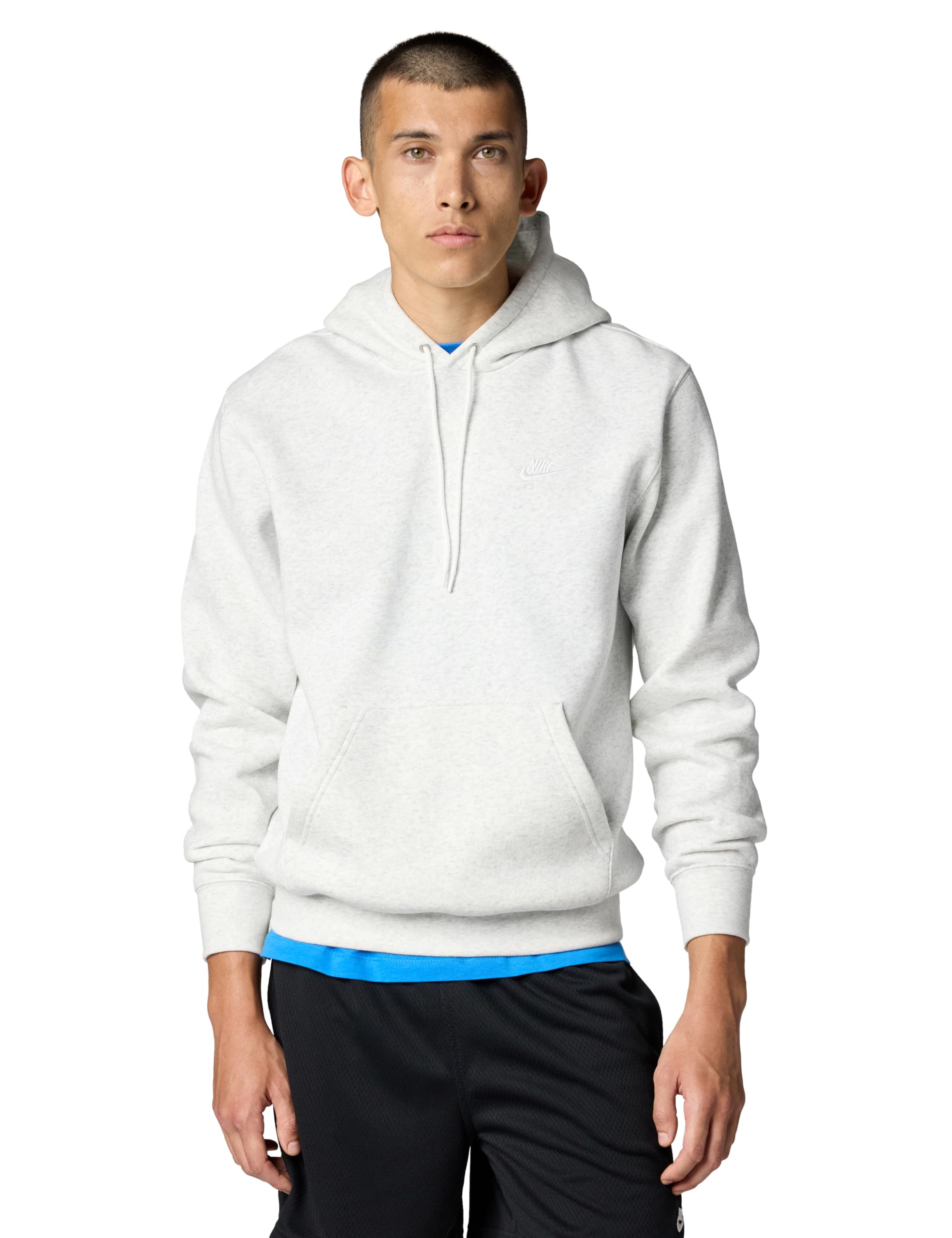 Nike Club Big Brush Pull Over Hoody Men's Hood (Pack of 1)