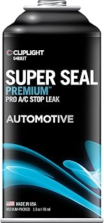 Cliplight 946KIT Super Seal Premium A/C Stop Leak (Permanently Seals & Prevents Leaks in Auto A/C Systems)