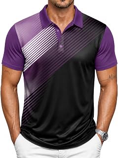 SCODI Mens Golf Polo Shirt Short Sleeve Tactical Tennis Casual T Shirt