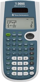 Texas Instruments TI-30XS MultiView Scientific Calculator | Powerful, four-line scientific calculator for high school math and science
