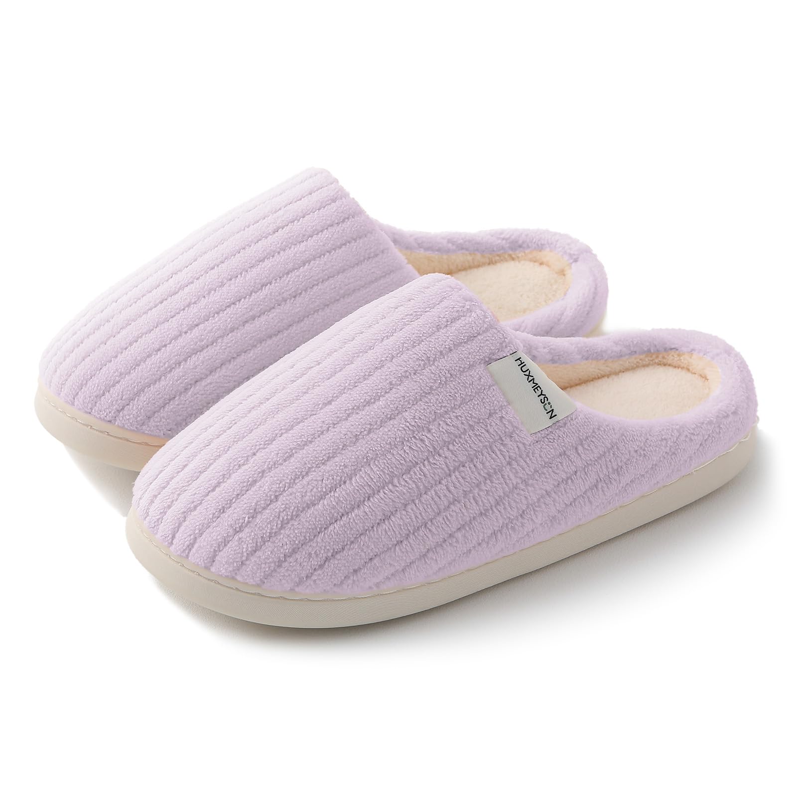 HUXMEYSON Womens Slippers Fuzzy House Slippers, Cozy Slippers for Women Indoor F