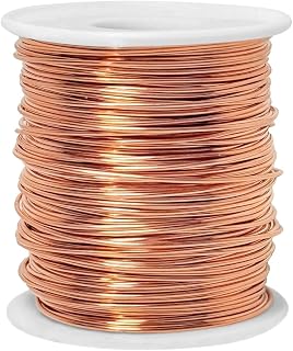 99.9% Solid Copper Wire 20 Gauge(0.8mm) 330FT(100.58m) for DIY Plants | Soft Copper Wire Craft Wire for Electroculture, Gardening, Jewelry Making
