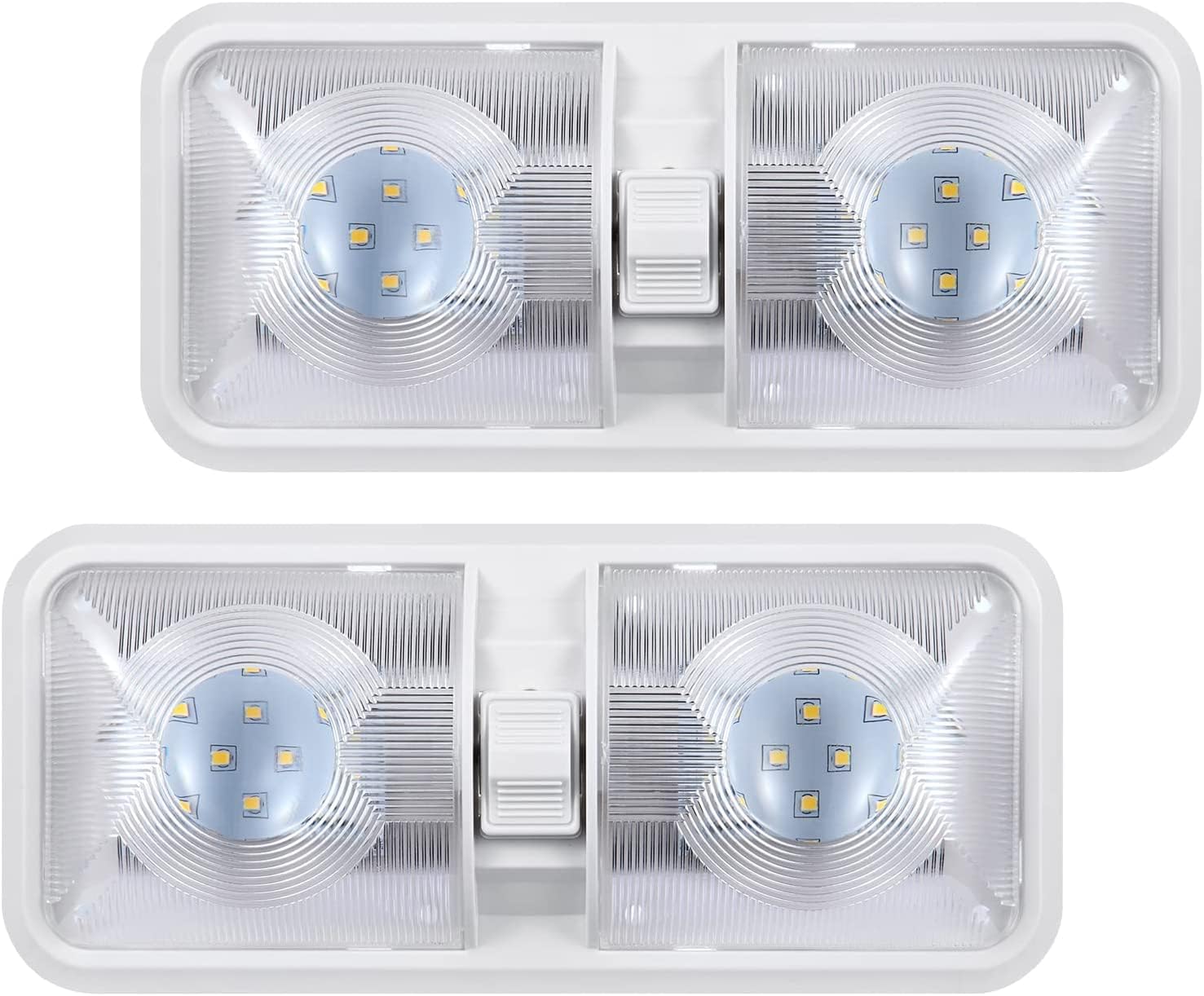 12V RV LED Lights with ON/Off Switch - Neutral 4500K 8W 600LM, Interior Lighting